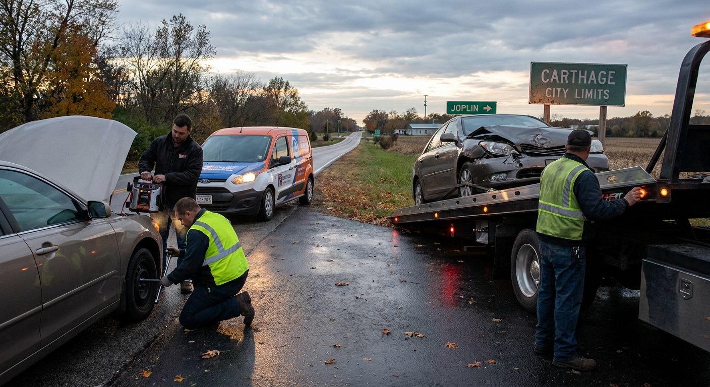 Do You Need Roadside Assistance in Carthage or a Tow Truck?