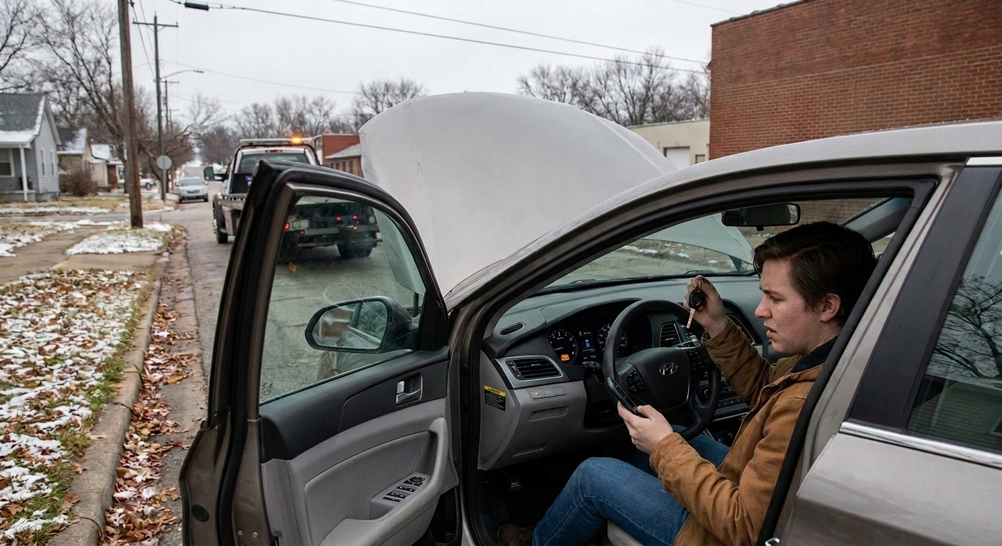 Car won’t start in Joplin roadside assistance help